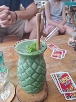 Green smoothie at Full-Fill in Koh Lanta