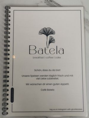 Speisekarte 31.12.2022 at Batela in Saarbrucken