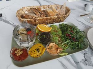 vegane Platte at Batela in Saarbrucken