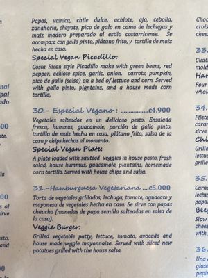   at Cafe Tico in Tamarindo