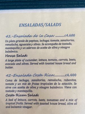   at Cafe Tico in Tamarindo