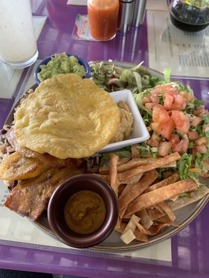 Vegan plate! So so so good  at Cafe Tico in Tamarindo