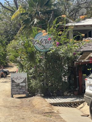   at Cafe Tico in Tamarindo