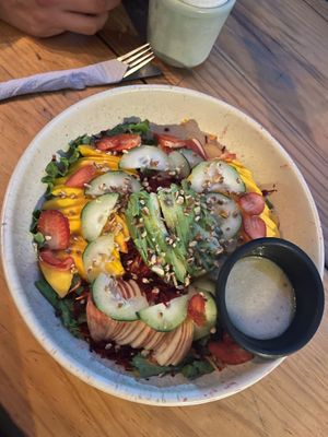 Salads! at Oscuro Brebaje in Oaxaca