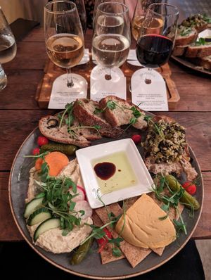 Vegan Pairing Flight at Pairings Wine Bar in York