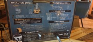 Menu at Bone Idle Lounge in Doncaster