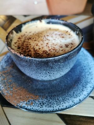 Cappuccino at Bone Idle Lounge in Doncaster