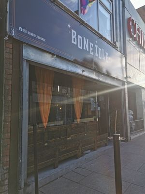 Outside at Bone Idle Lounge in Doncaster