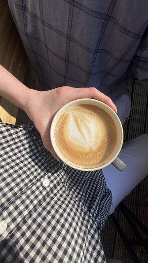 Latte  at Grind House Bawtry in Doncaster