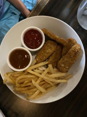 Chicken tenders and fries  at Jordan's Homeside Pub in Hamilton