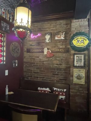 Interior decor  at Jordan's Homeside Pub in Hamilton