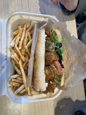 Po’boy  at Native Foods in Lone Tree