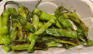 Shishito peppers- so good!   at Native Foods in Lone Tree