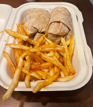 Buffalo Chicken Twister & Fries  at Native Foods in Lone Tree