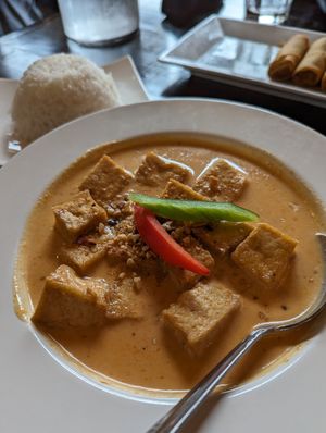 Panang curry at Estes Thai in Estes Park