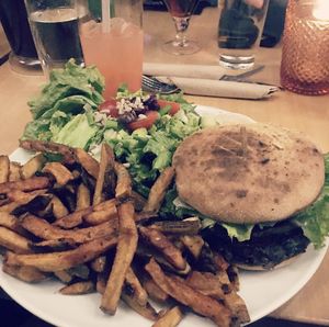 The veganator at Chez Victor - St Jean in Quebec