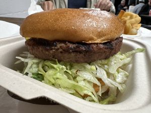 Impossible burgerr  at Smokehouse in Berkeley