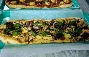 Design your own vegan pizza with homemade cashew cheese & homemade vegan sausage!🍕2022 at Florish in Tampa