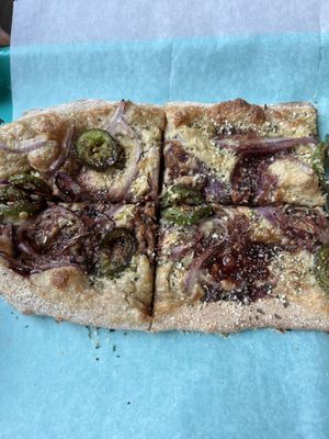 Jalapeño popper pizza  at Florish in Tampa