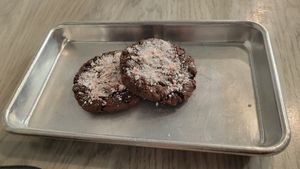 Fresh Baked Double Chocolate Peppermint Cookies at Florish in Tampa