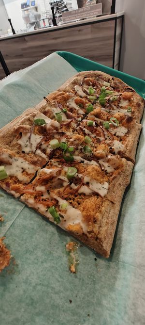 Chicky Buff with red onions added at Florish in Tampa