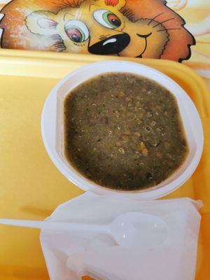 lentil soup at Klub Makrovega in Rijeka