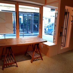 only seating inside at Shop Right in Seoul