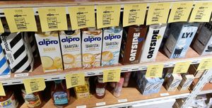 Plant-based milk at Shop Right in Seoul