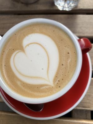 Oat cappuccino  at Faro - Caffè Specialty in Rome
