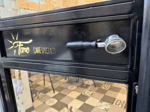 Door handle!  at Faro - Caffè Specialty in Rome