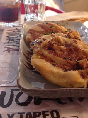 Berenjenas en tempura at La Favorita Bar in Alicante