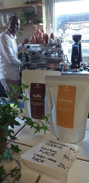  at Freddy's Cafe in Kolding