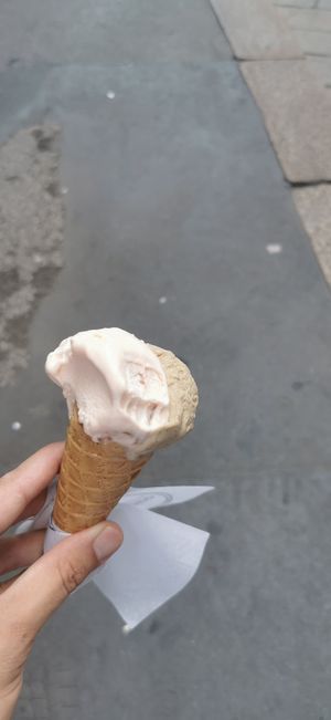 Melon and pistachio at Artico Gelateria in Milan