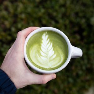 Matcha Latte at People's Coffee in Durham