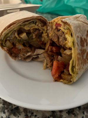 Vegan Breakfast Burrito 🌯 - 🤤   at People's Coffee in Durham