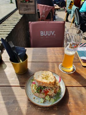 Rookwortel Sauerkraut sandwich at BUUV in Nijmegen