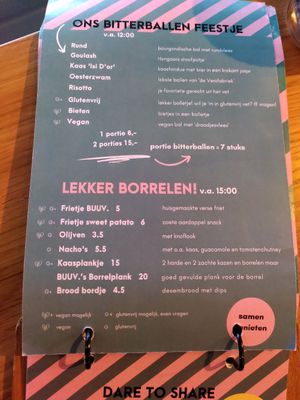 Snacks at BUUV in Nijmegen