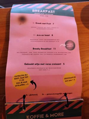Breakfast no vegan option at BUUV in Nijmegen