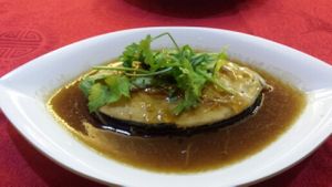 veggie fish at Mei Lin Vegetarian in Malacca