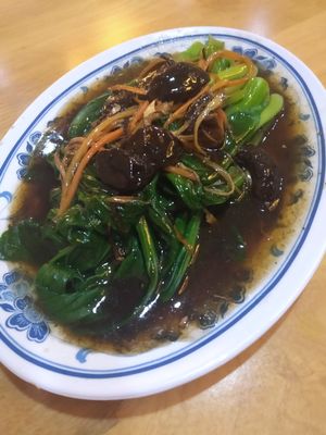 Greens at Mei Lin Vegetarian in Malacca