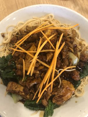 Noodles  at Mei Lin Vegetarian in Malacca