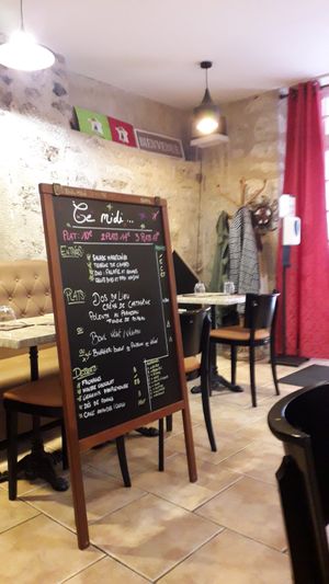 Carte du jour at Maison Conti in Pezenas