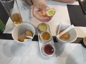 Depois de ter provado as delícias, é que achei bem registar, já íamos a mais de meio de desfrutar!!! Posso garantir que está a boas!!! at 1500 in Agueda