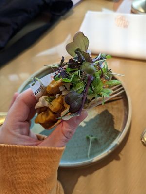 Corn tacos at Zalmhuis in Capelle Aan Den Ijssel