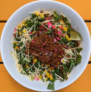 Chipotle Kale Caesar at The Groovy Floret in Portland
