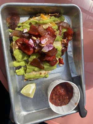 Quesadilla side dish  at The Groovy Floret in Portland