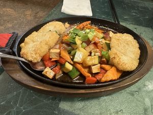 Sizzling Rice  at Roots in Louisville