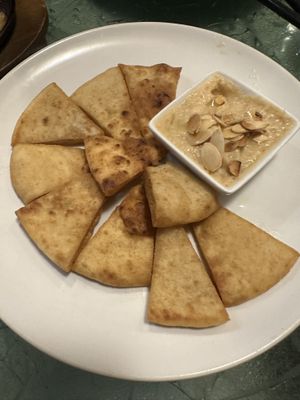 Crispy Pita Chips  at Roots in Louisville
