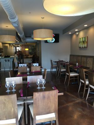 Roots interior dining  at Roots in Louisville