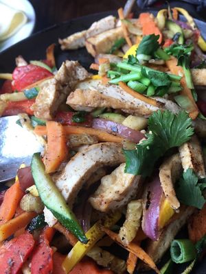 Tofu fajitas  at Roots in Louisville